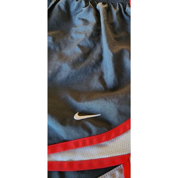 Nike Tempo Brief-Lined Running Shorts Black/White/Red Women’s XS (0-2) Sports - Picture 2 of 8